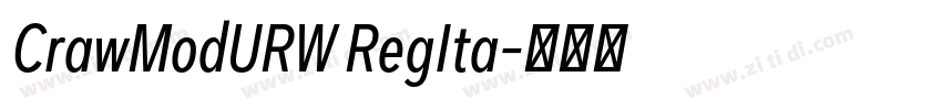 CrawModURW RegIta字体转换